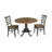 Hinerk - 2 Person Solid Wood Dual Dropleaf Dining Set-1272191214