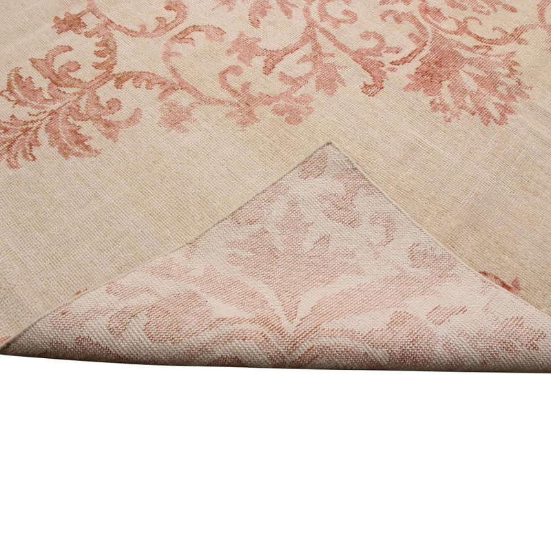 Distressed Homage Hand Knotted Wool Area Rug, Rectangle 8' x 10'