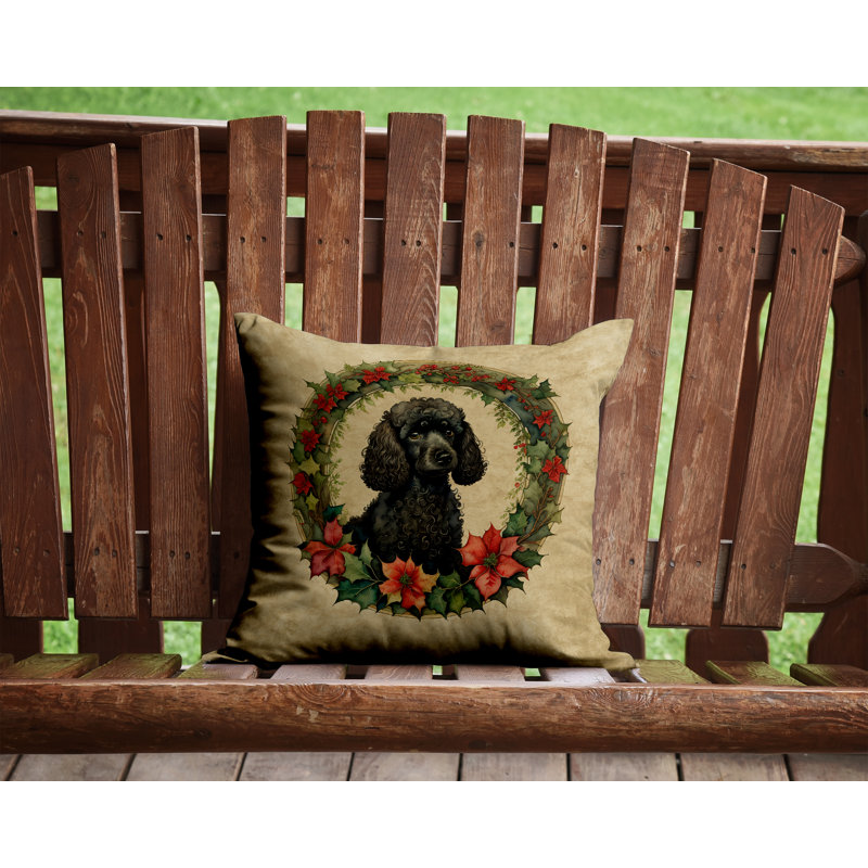 Coussin Christmas, 14 po x 14 po, Carré