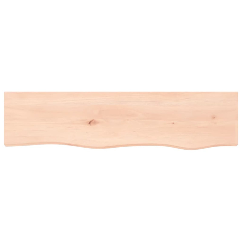 Flagstaff Oak Solid Wood Floating Shelf, 2cm H x 80cm W x 20cm D
