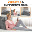 Housse et insert de traversin en velours-1304431741