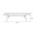 Modern Black Solid Manufactured Wood Rectangular Coffee Table