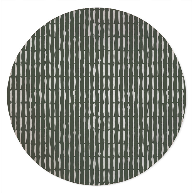 Chuck Non-Slip Outdoor Rug, Round 5'