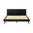 Greylynn 3 Piece Platform Bedroom Set in Wood with Black Finish-2133901693