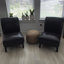 Fauteuil d'appoint en similicuir