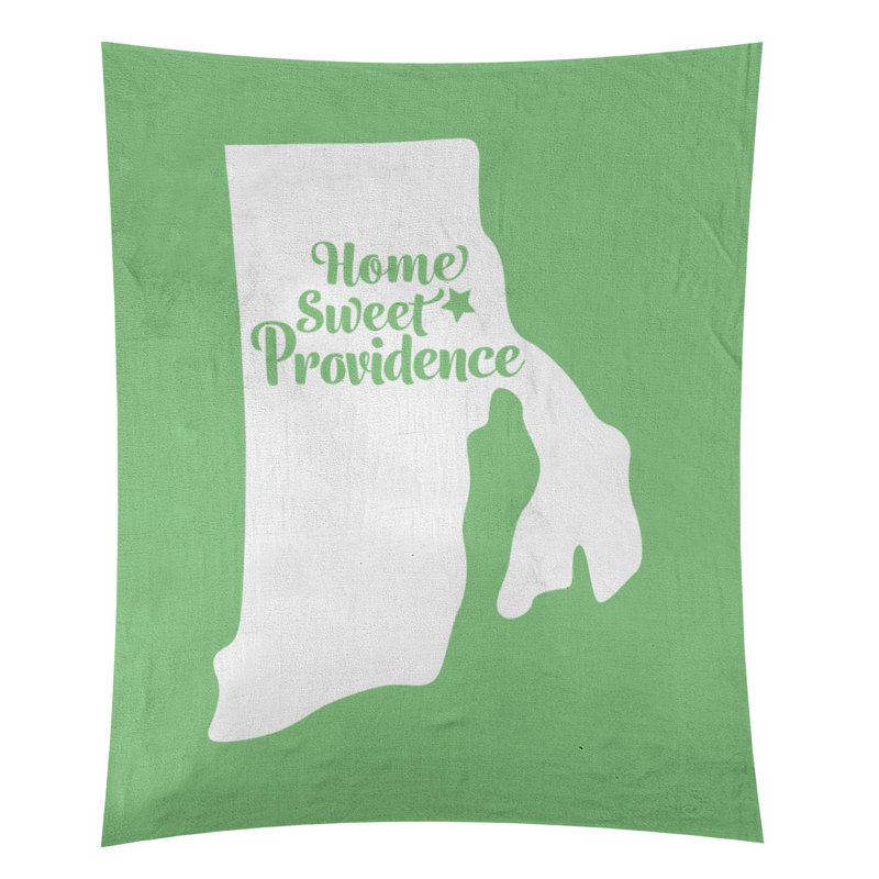 Tapisserie murale Providence Rhode Island, H 27,5 po x l 37,5 po, Vert