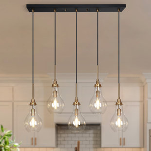 Hooman 5 - Light Dimmable Kitchen Island Modern Linear Chandelier