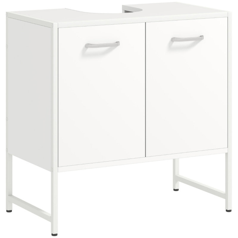 60cm Bathroom Vanity Base Only, White