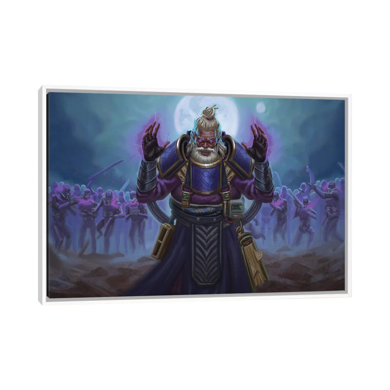 Paizo demi-page - reproduction d'art murale - toile encadrée, H 18 po x l 26 po, Blanc