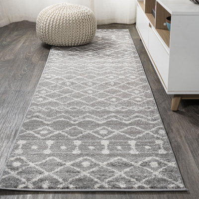 Bousquet Moroccan Beni Souk Gray/Cream Rug