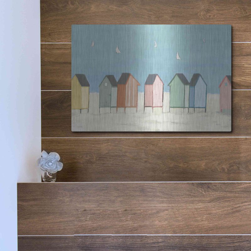 "Cabanas I Pastel" par Phyllis Adams, H 12 po x l 16 po