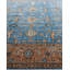 Tapis unique noué à la main Serapi - bleu clair, 8 pi 0 po x 10 pi 0 po Serapi