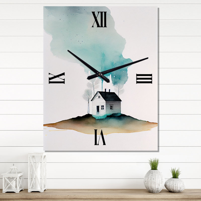 Très grandes horloges murales Jediah - Lake House Cottage, Grand