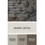 Bordure de coquillages côtiers, art mural gris en métal-411292291