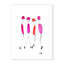 Four In Fuchsia Print by Chauncey Jacks-130446370-130446371-130446372