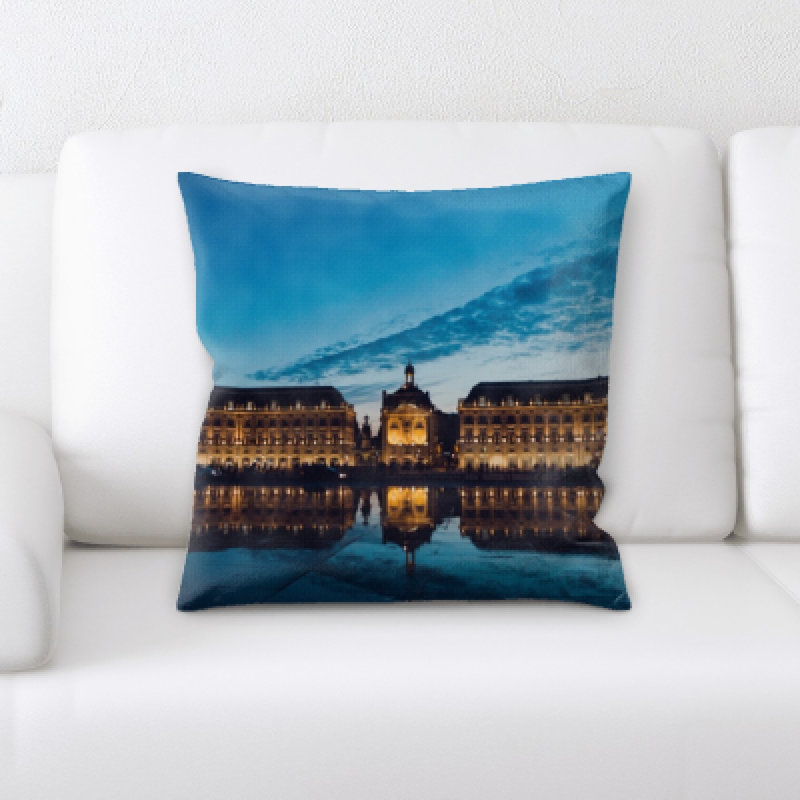 Microsuede Throw Pillow