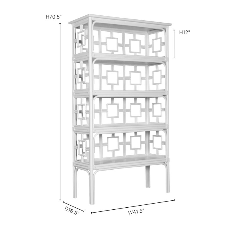 Sobe Bookcase, Hot Pink