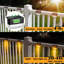 Satin Black Solar Powered Integrated LED Deck Light Kit