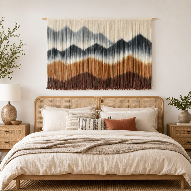 Décoration murale bohème 57 po x l 35 po Boho-chic