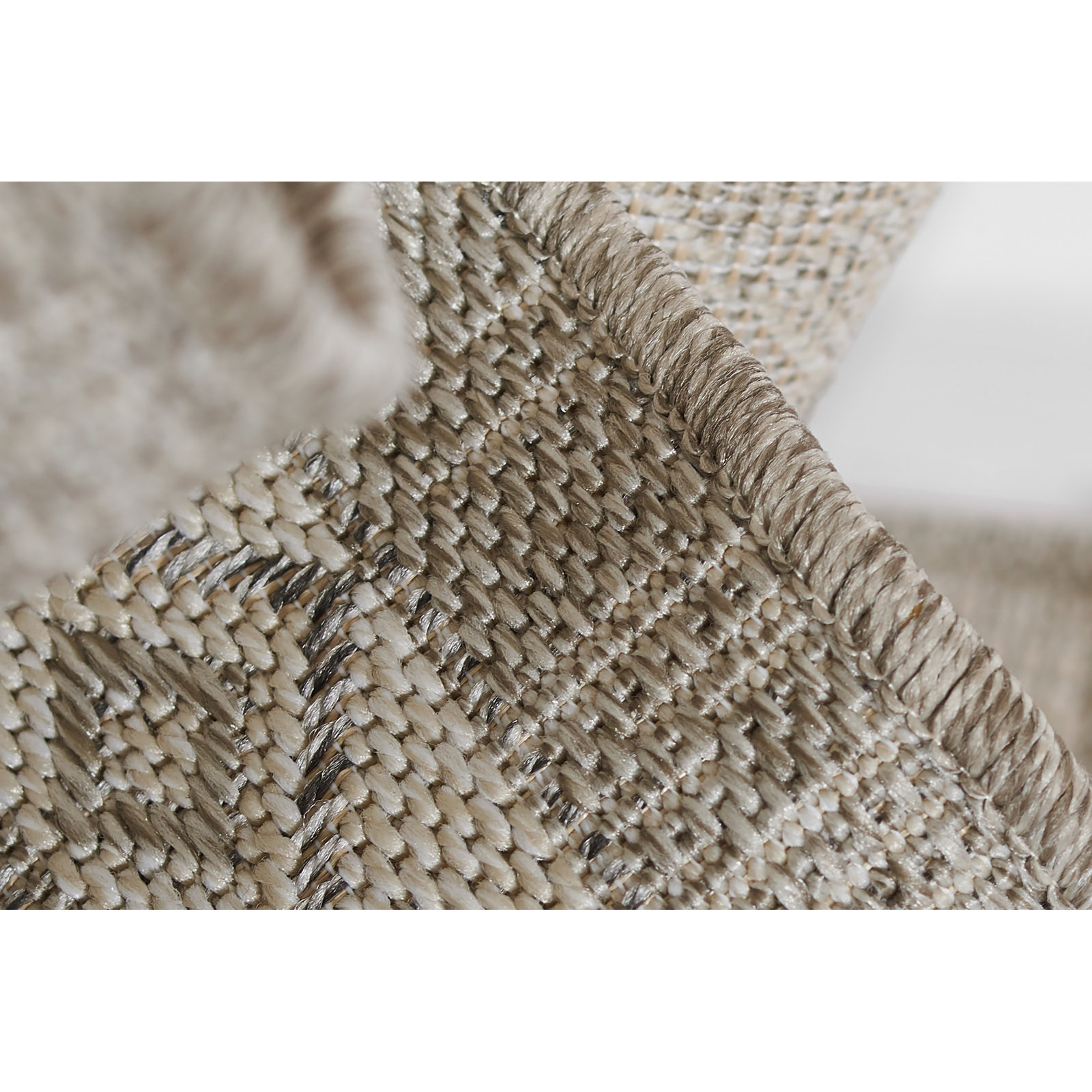 Pavia Gray/Beige Indoor/Outdoor Rug, Rectangle 9' x 12'
