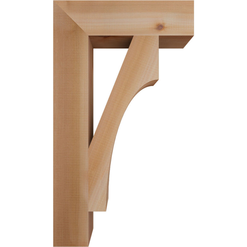 Support Westlake Block, Cèdre rouge de l'Ouest (lisse), H 28 po x l 3,5 po x P 16 po