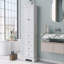 Armoire de rangement avec 2 portes et 4 tiroirs pour salle de bain, bureau, tablettes réglables, panneau de fibres à densité moyenne avec finition peinte-368923868