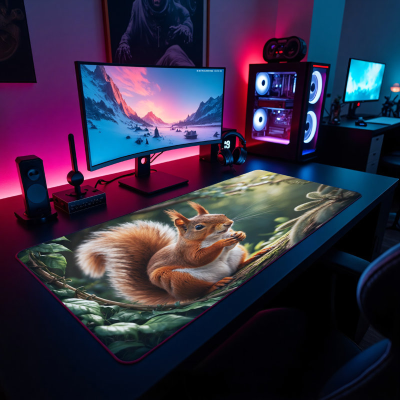 Polyester Desk Pad, 31.5x15.5