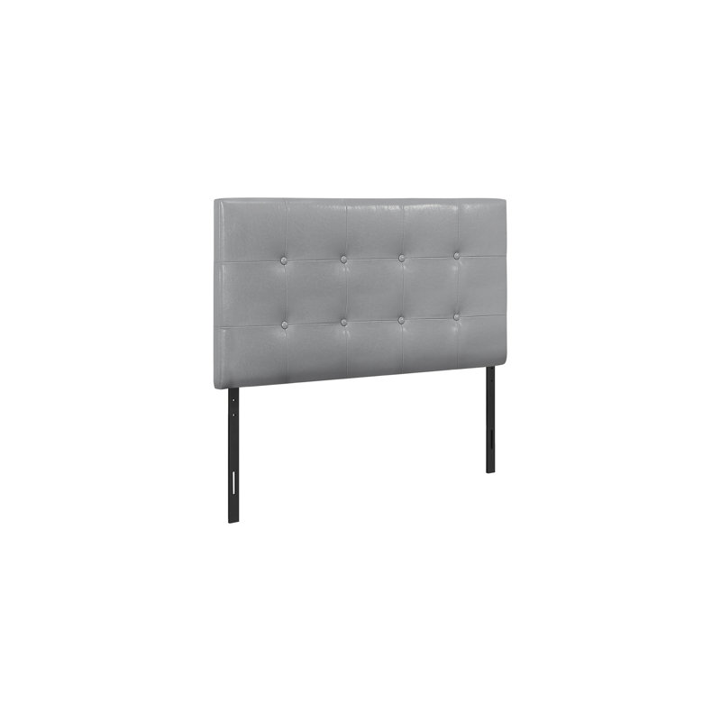 Devinna Bed, Headboard Only, Bedroom, Upholstered, Pu Leather Look, Transitional, White, Twin