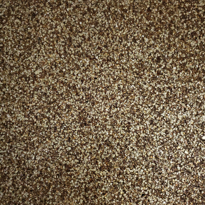 Papier peint mica naturel Gardiner, Bronze/Doré