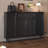 35 Pair Solid Wood Shoe Storage Cabinet