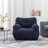 Aeri Compression Medium Adult Soft Teddy Fabric Bean Bag Chair With Foam Filled-1285459334