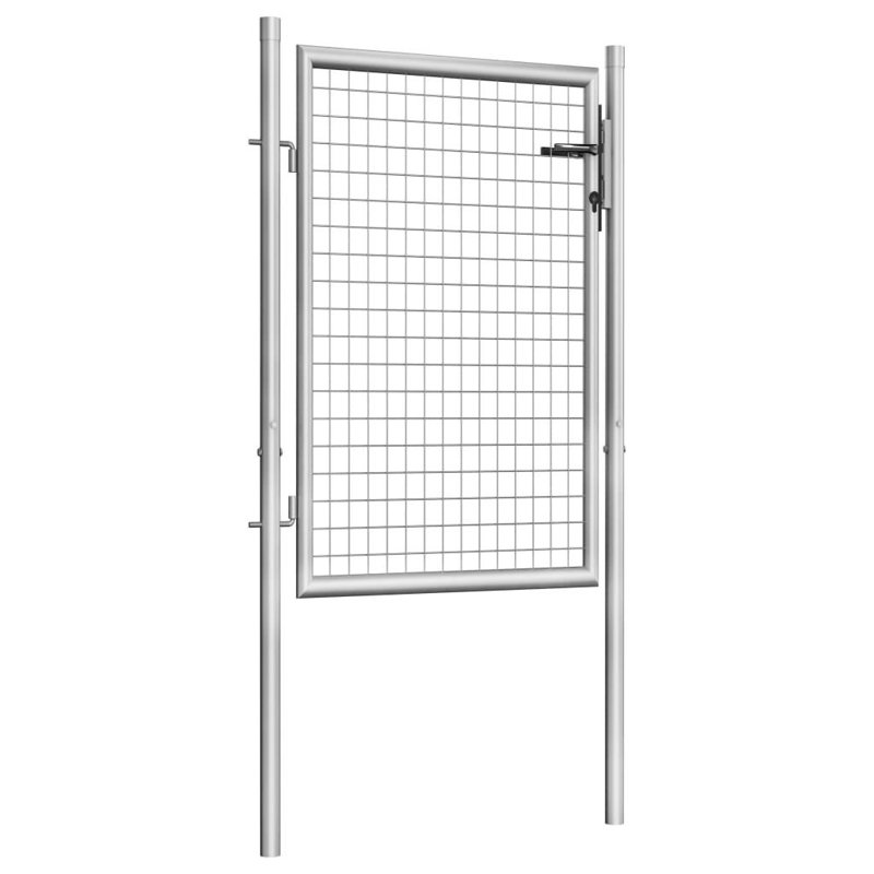 Aderyn Silver Metal Gate, 105cm W x 150cm H