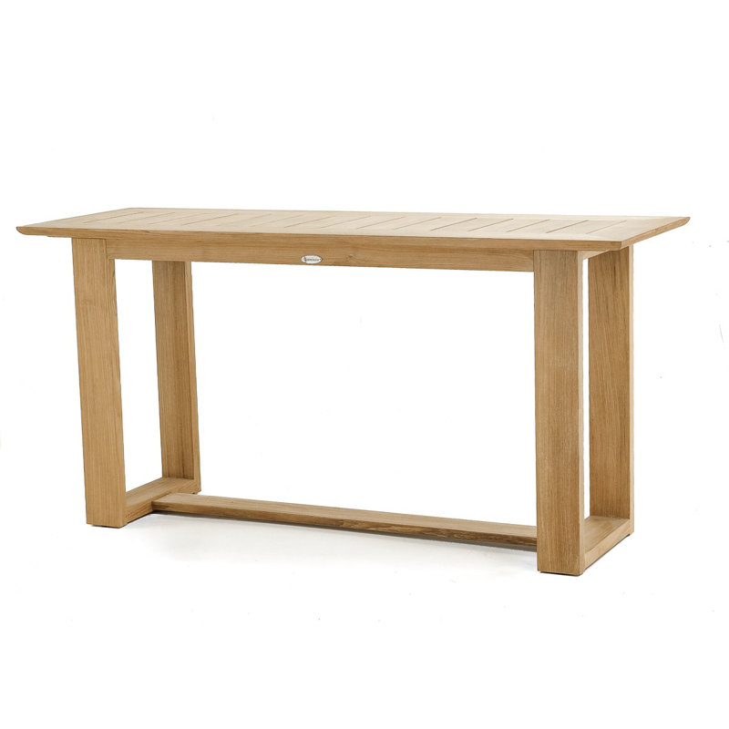 Diuri Rectangular Teak Outdoor Buffet & Console Table , 60'' in. W 24'' in. D
