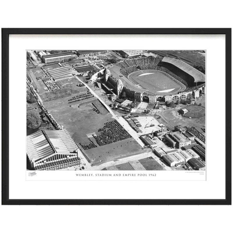 Wembley, Stadium And Empire Pool 1962 by Francis Frith - Single Picture Frame Print, 45cm H x 60cm W x 2.3cm D