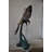 Giant Eagle in Action Looking for His Prey Bronze Statue Size: 78" x 28" x 74"H