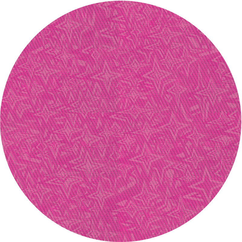 Geometric Indoor Rug, Round 6'