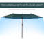 Outsunny 4.6m Garden Parasol Double-Sided Sun Umbrella-39485784