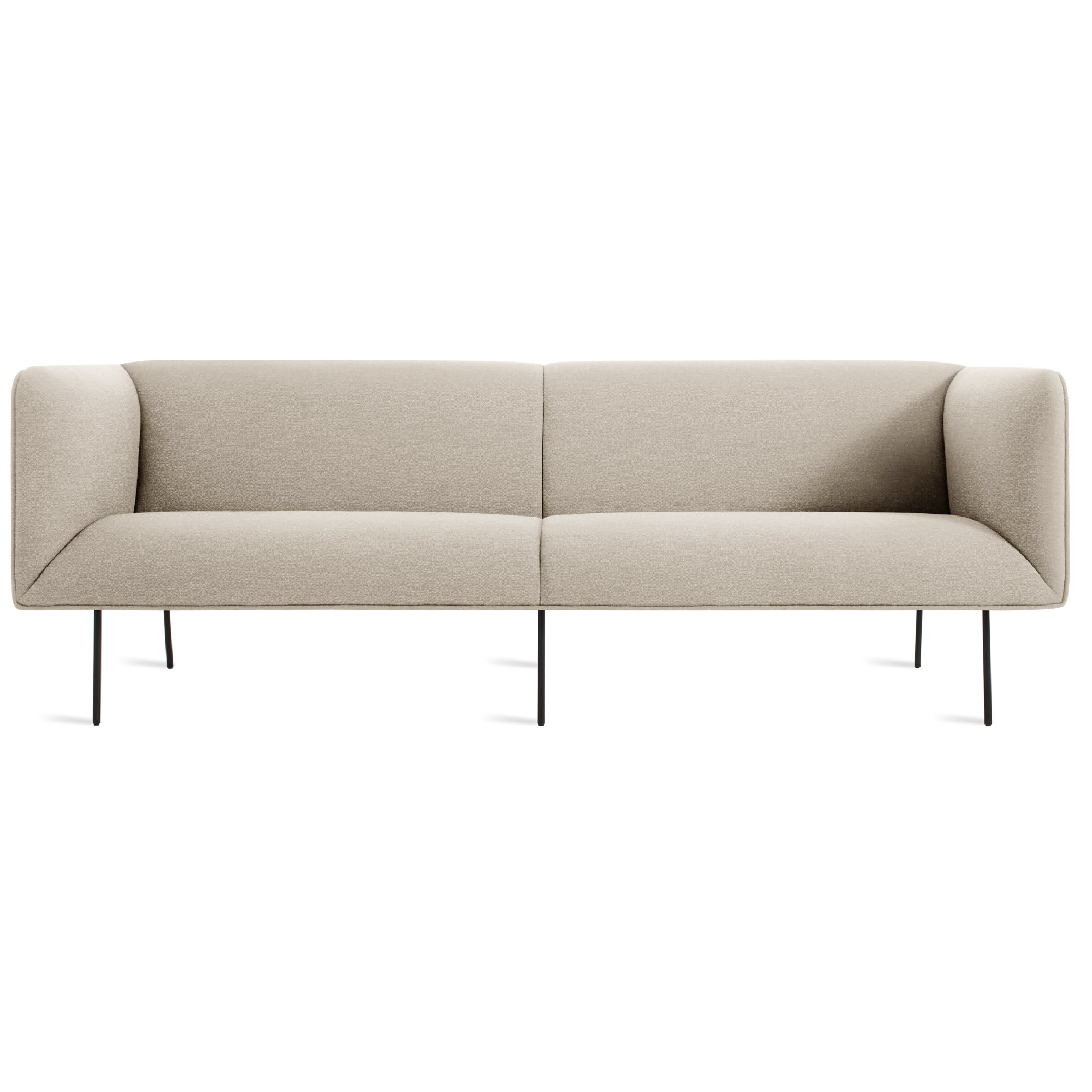 Dandy Upholstered Sofa, 32" H x 96" W x 37" D, Oatmeal Polyester Blend