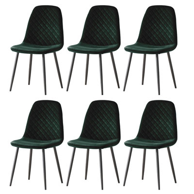 Wellersburg Modern Velvet Upholstered Armless Dining Chair