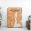 Yellowknife City Map - No Frame Print-2078579508