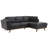 Ugo Leather L-Shaped Sectional Right Hand Facing