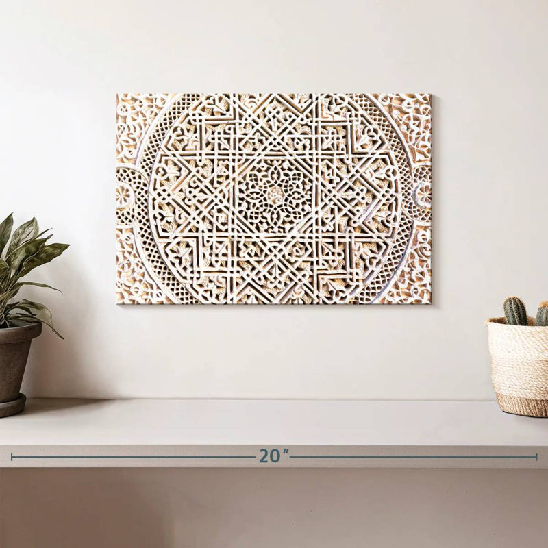 Lilie, architecture marocaine complexe, H 8 po x l 12 po