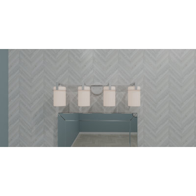 Applique murale pour salle de bain 4 lumières Gaidouras