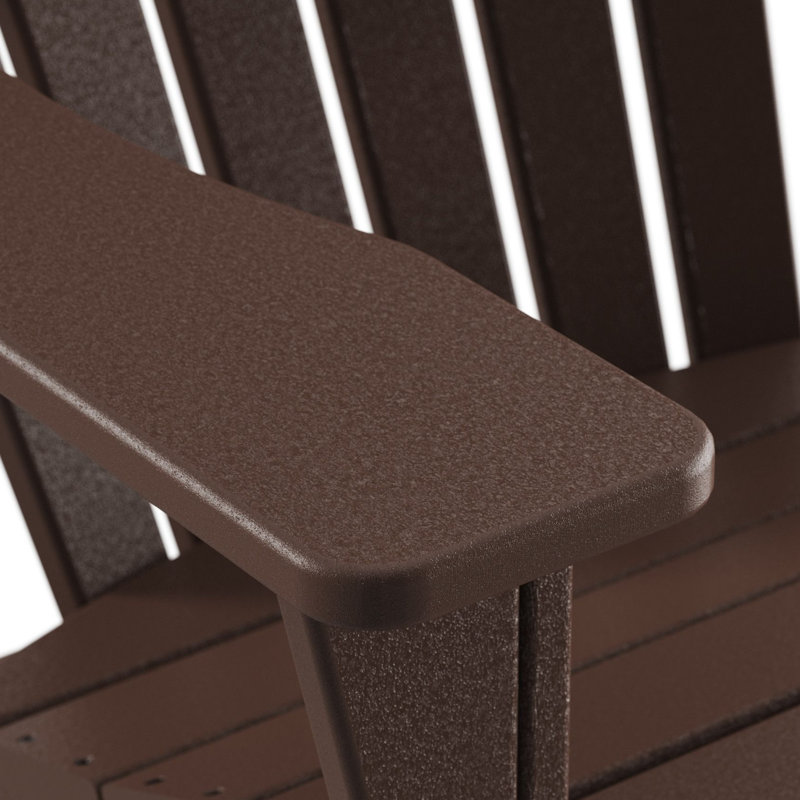 Chaise Adirondack POLYWOOD, Acajou