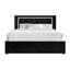 PLATE-FORME À RANGEMENT PLEIN GRAND LIT DE RANGEMENT EN VELOURS NOIR-126672273-126672272