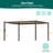 Metal Pergola with Louvered and Solar LED-105301803