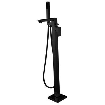 Stgermain 1 Handle Freestanding Clawfoot Bath Tap Bath Filler with Diverter