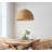 Althea Rattan Pendant Light - Natural Dome 1-Light Polished Handwoven Adjustable Light Fixture For Kitchen Island, Kitchen, Dining Room, Living Room, Bedroom, Hallway or Covered Patio in Modern, Farmhouse & Boho Style-1030067910