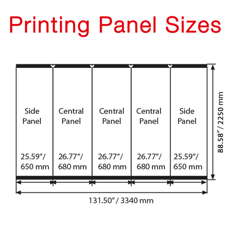 MT Displays Freestanding Banner Stand, 89.17" H x 131.5" W x 20" D