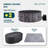 RELXTIME Inflatable Hot Tub 5 To 7 Person Round Hottub,Portable Outdoor Air Jet Spa 71'' X 71'' with Energy-saving Insulation Cover, 130 Bubble Massage Nozzles, 2 Filter Cartridges, 1 Floor Mats